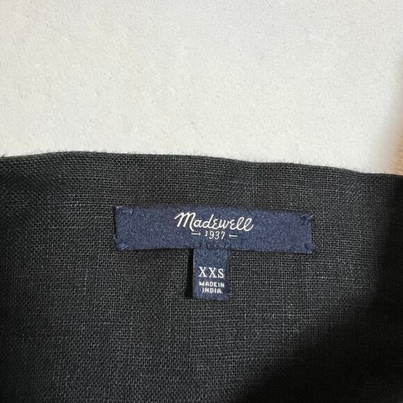 Madewell Embroidered Wanderer Mini Dress Size XXS Linen Boho Festival Colorful - Picture 7 of 12